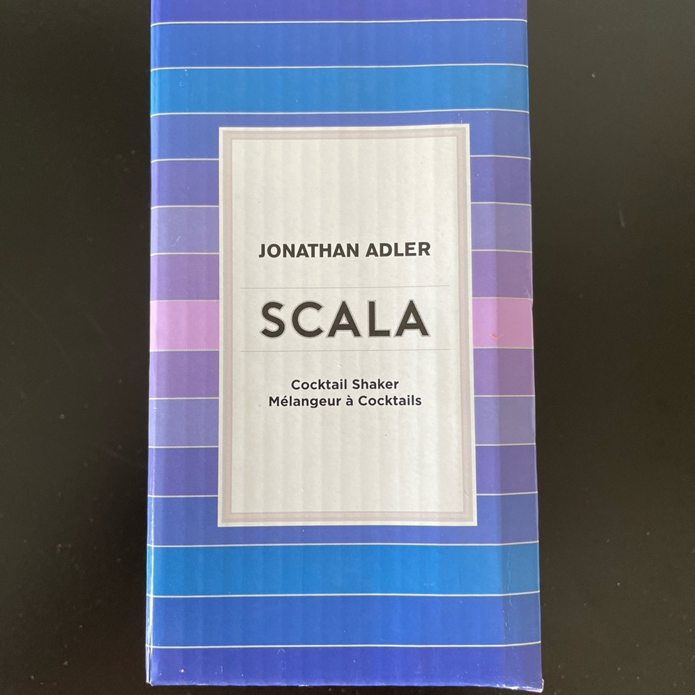 New in Box Jonathan Adler Scala Cocktail Shaker